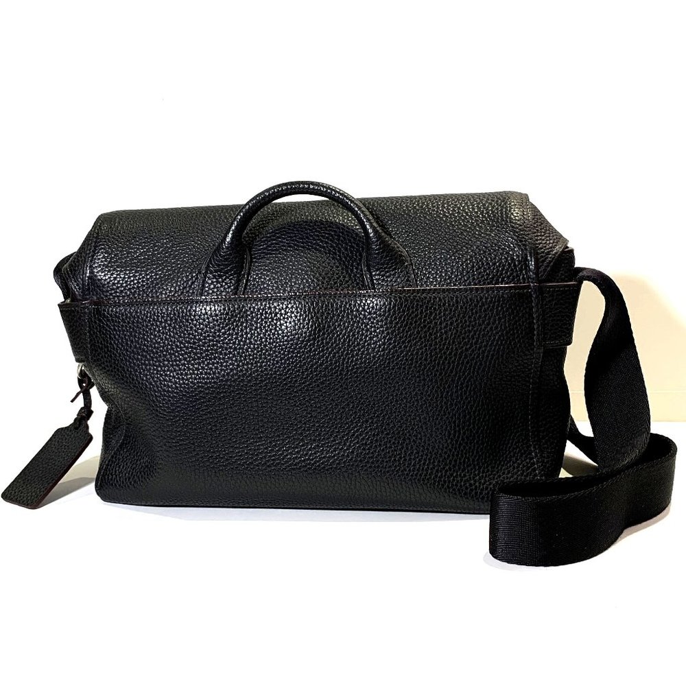 Coach 1941 Men's Pebbled Leather Messenger Bag - Picture 3 of 8